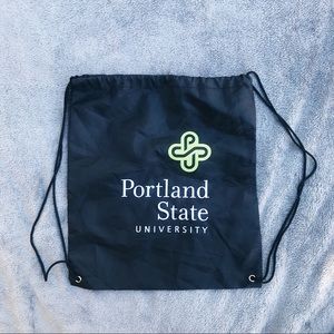 Portland State University Drawstring Tote Bag
